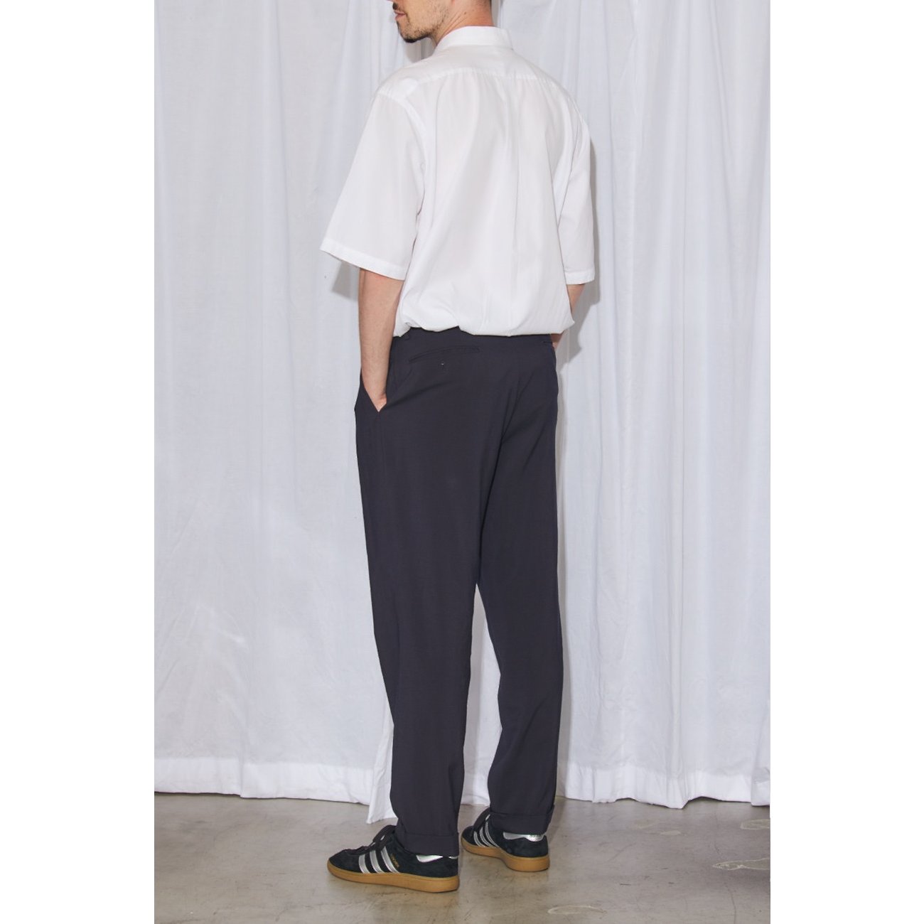 COMOLI / コモリ | コモリショートスリーブシャツ - Sax | 通販 - 正規