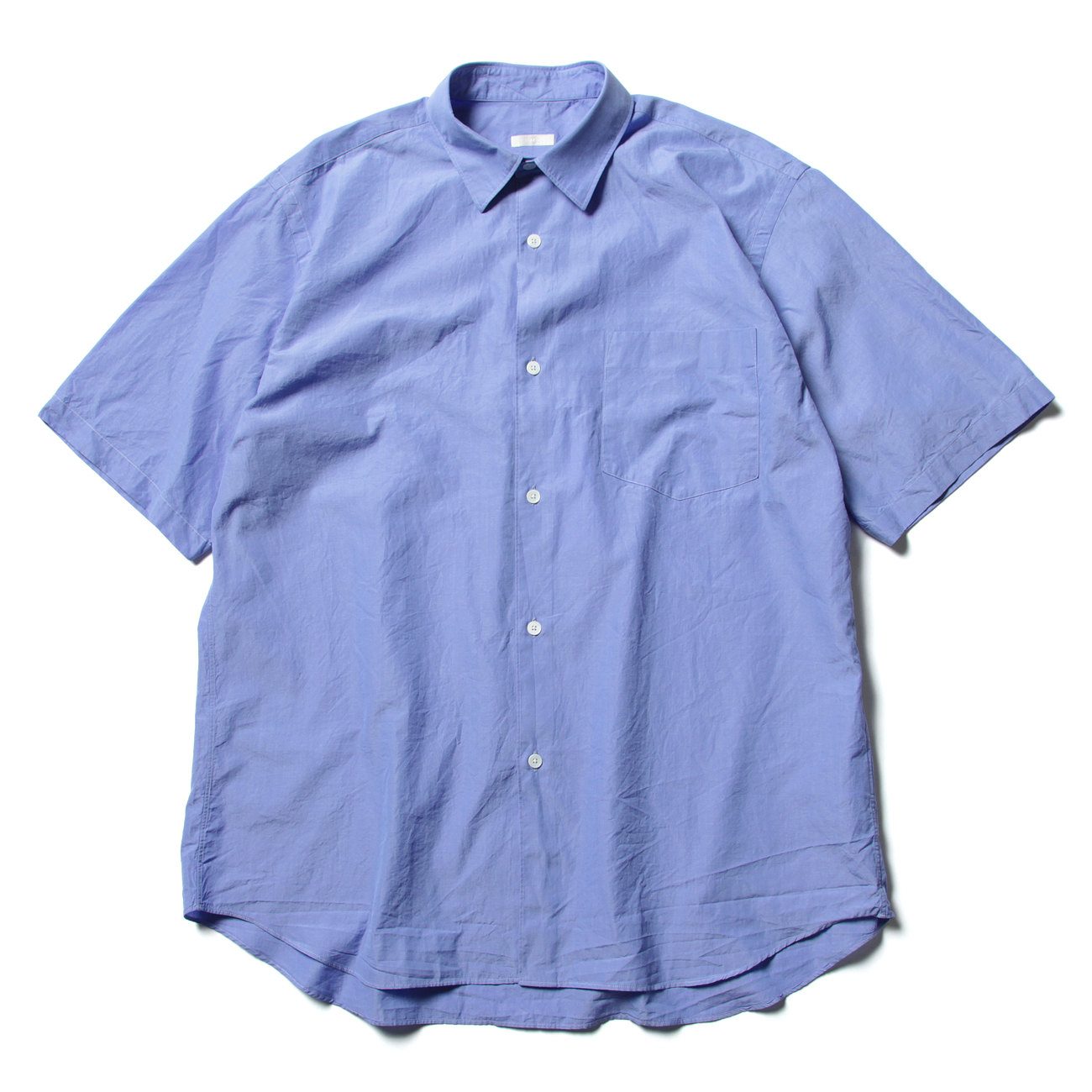 COMOLI / コモリ | コモリ ショートスリーブシャツ - Sax | 通販