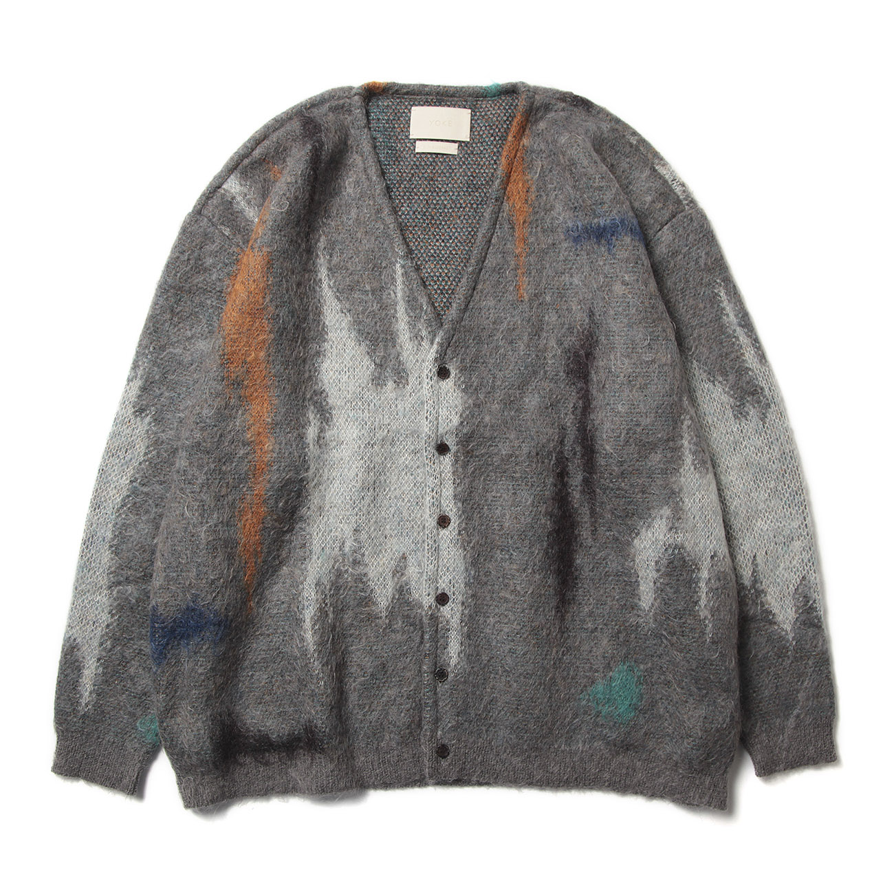 YOKE / ヨーク | STILL JACQUARD CARDIGAN - Top Gray | 通販 - 正規