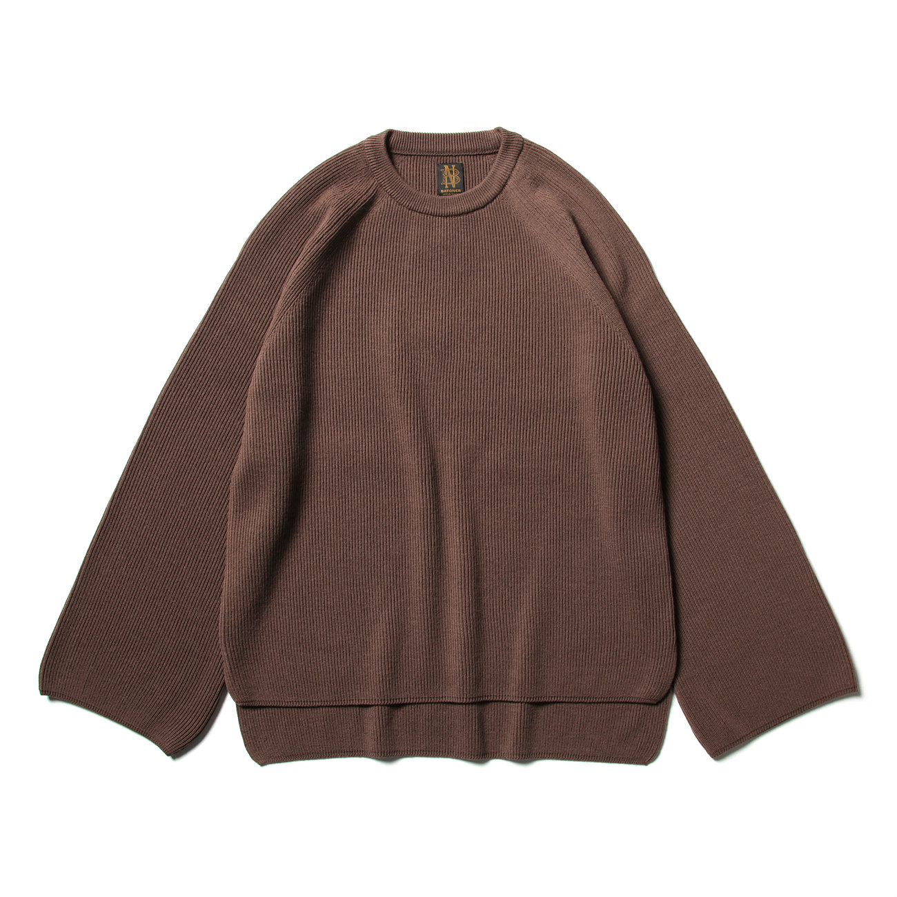 BATONER / バトナー | HARD TWIST WOOL CREW NECK (レディース) - Pink