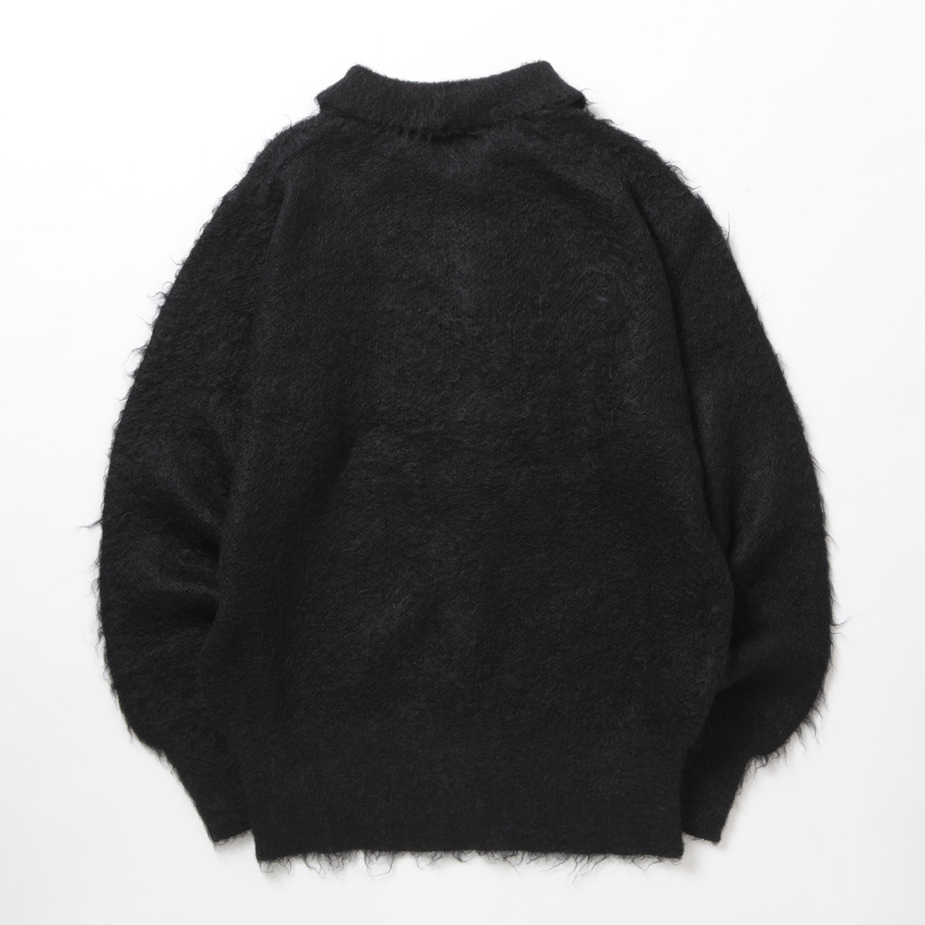 YOKE / ヨーク | BRUSHED MOHAIR KNIT SHIRT - Black | 通販 - 正規