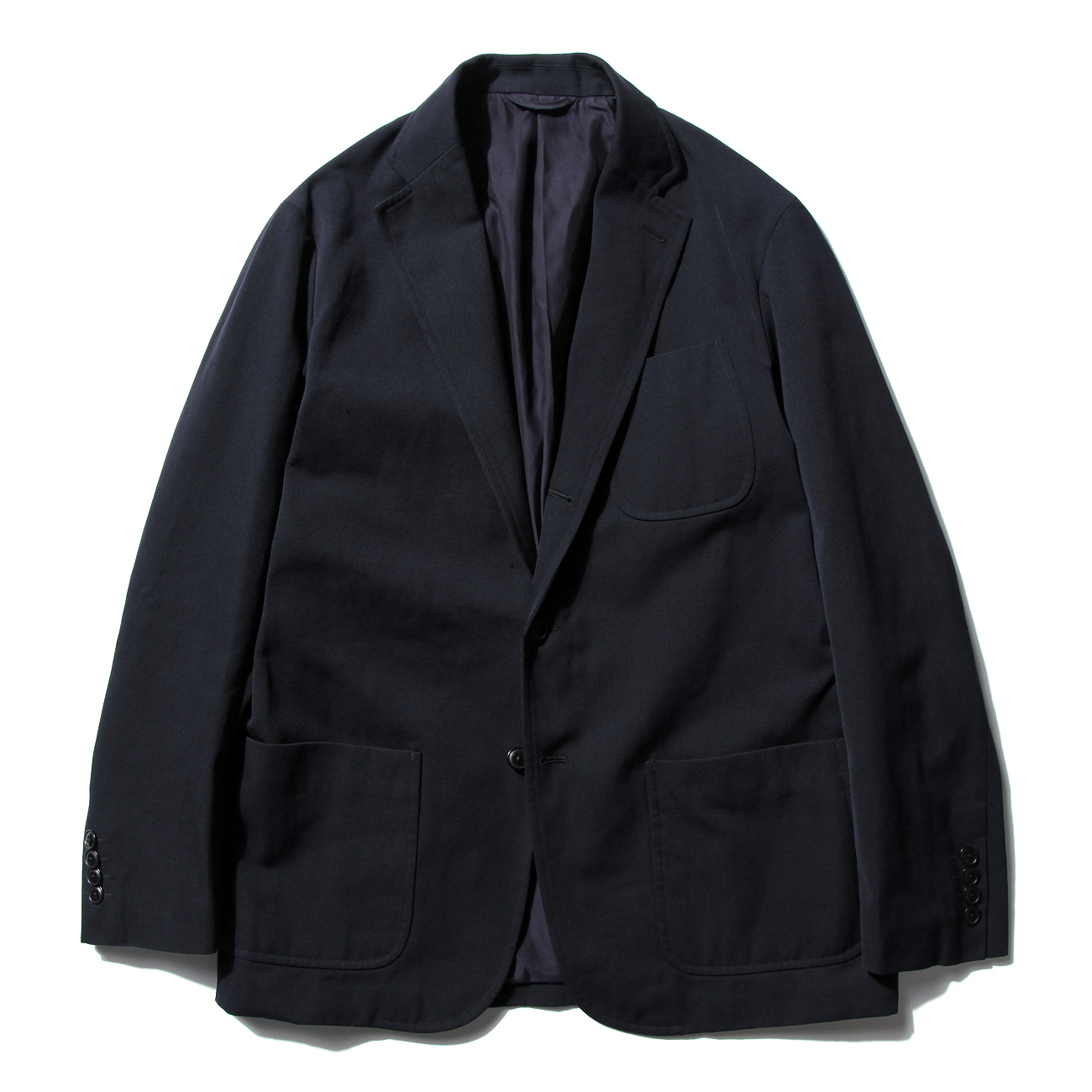 COMOLI / コモリ | ウール ナイロン 3B ジャケット - Navy | 通販