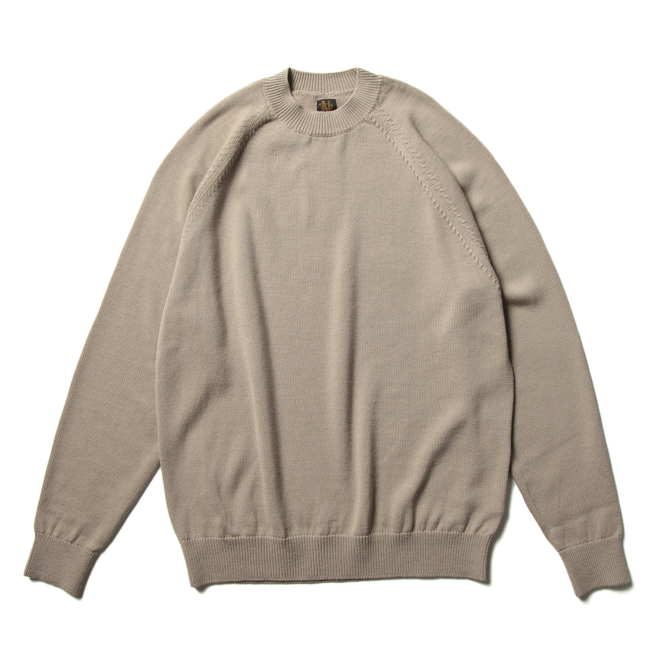 BATONER / バトナー | AGING WOOL RAGLAN SLEEVE CREW NECK (メンズ