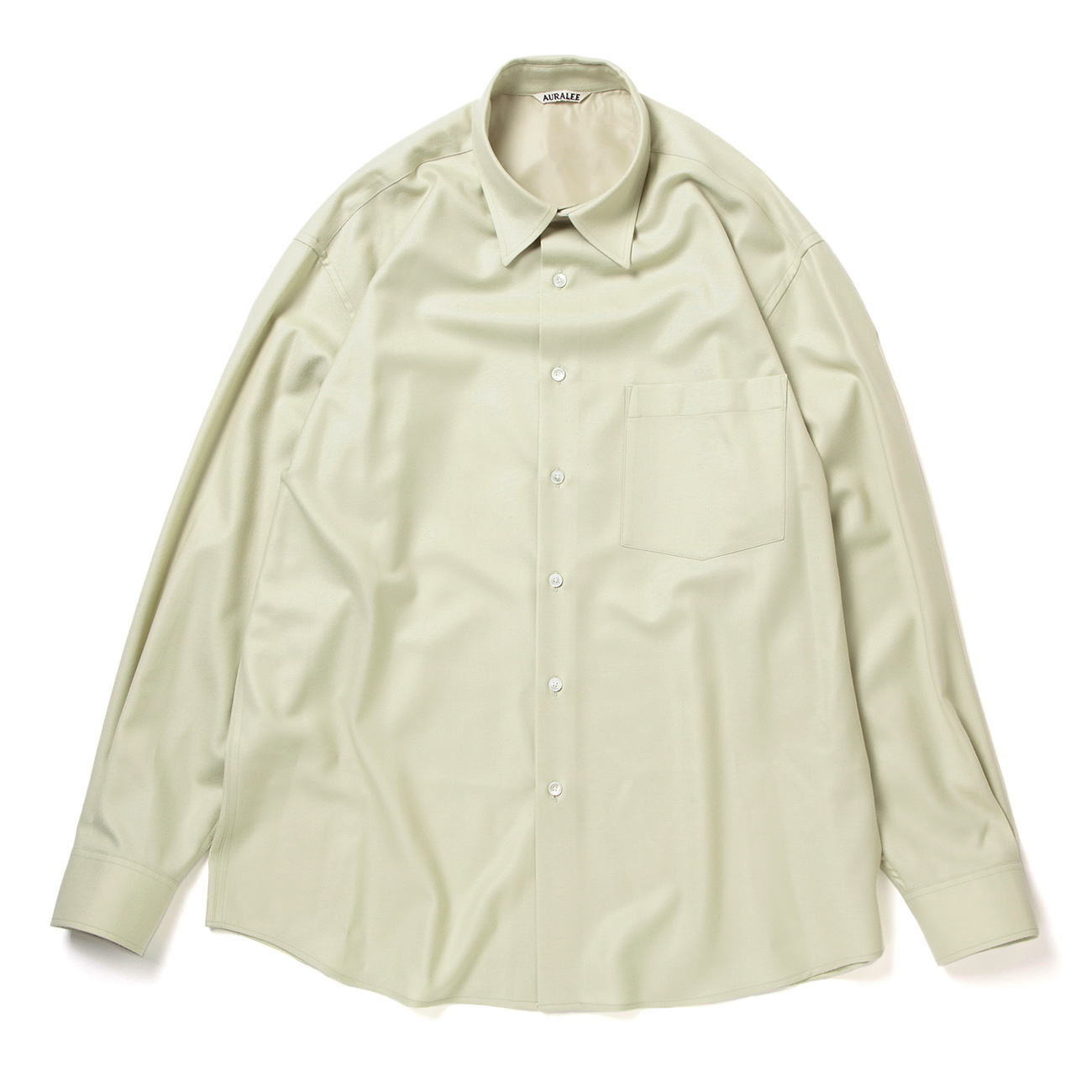 AURALEE / オーラリー | SUPER LIGHT WOOL SHIRT (メンズ) - Light
