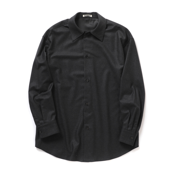 AURALEE / オーラリー | WOOL FULLING FLANNEL SHIRT (レディース