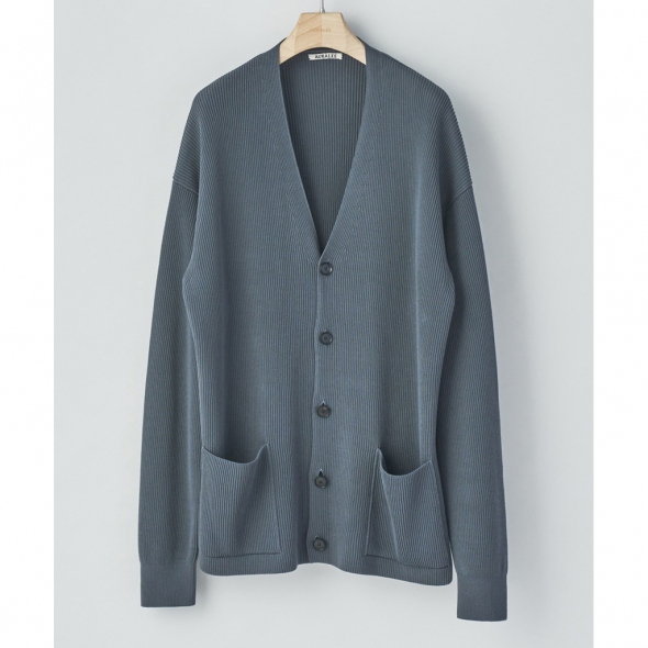 即完 CLASS 堀切 RIB KNIT CARDIGAN 3G JERSEY SIDE RIB CARDIGAN(FREE