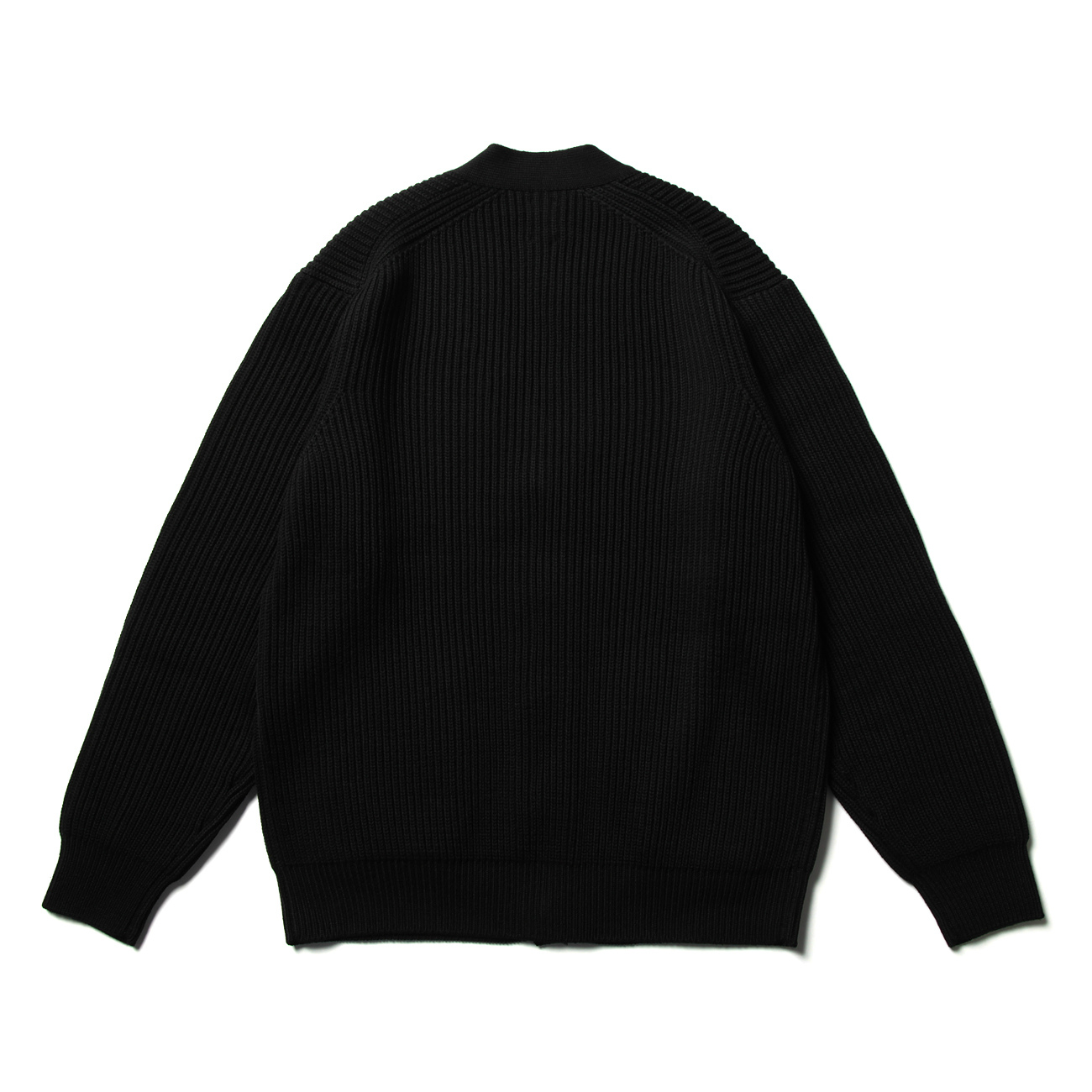 BATONER / バトナー | SIGNATURE RIB V-NECK CARDIGAN (メンズ