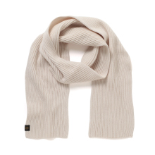 BATONER / バトナー | SOLID WOOL MUFFLER (ユニセックス) - Ivory