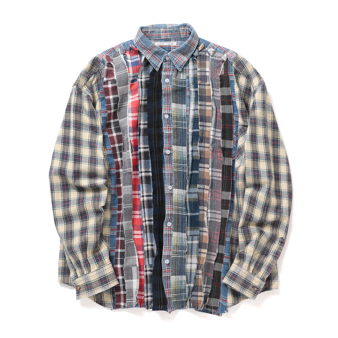Rebuild by Needles ネルシャツ Rebuild By Needles Flannel Shirt -> 7 Cuts Shirt & Ribbon Shirt