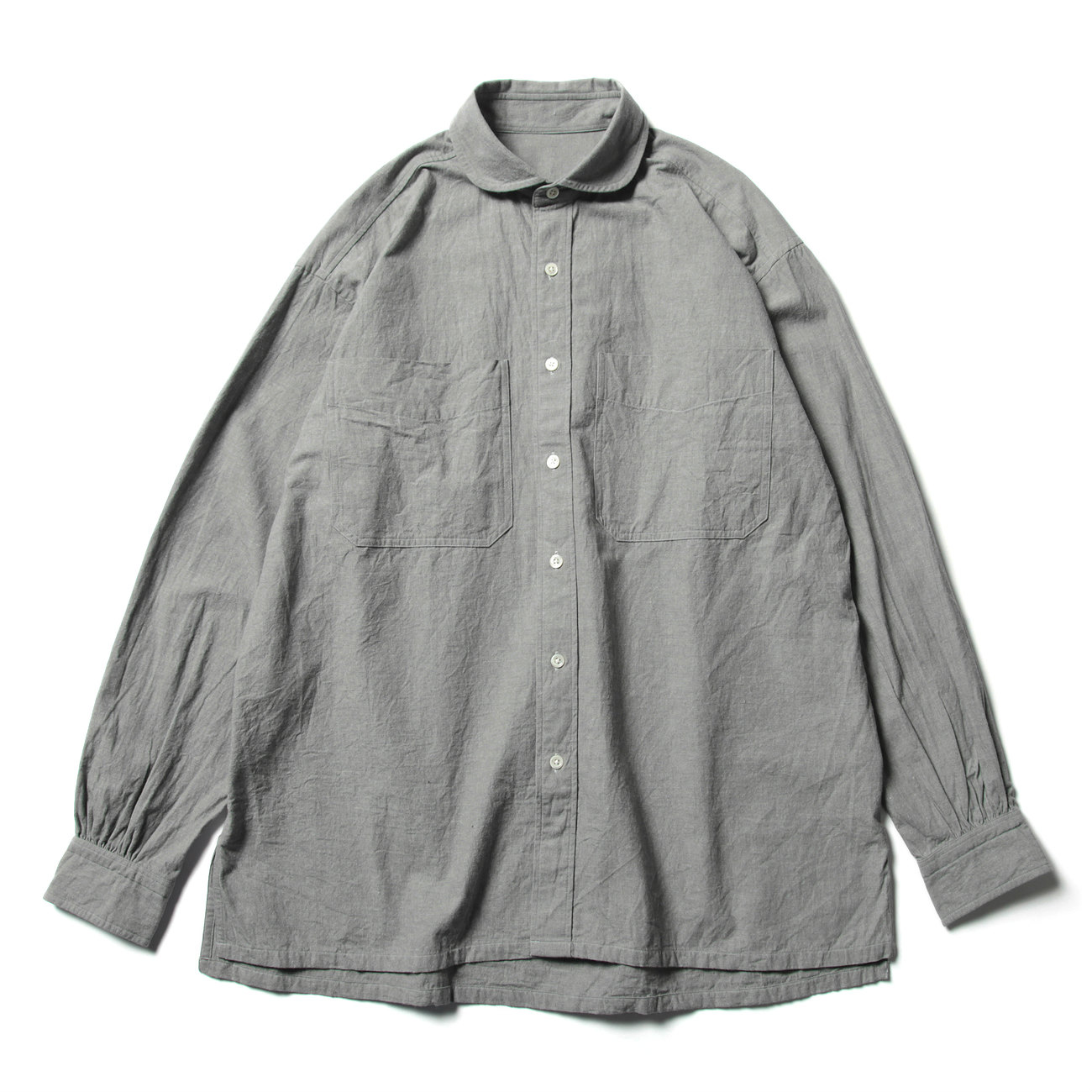 Porter Classic / ポータークラシック | WIDE POCKET SHIRT - Gray