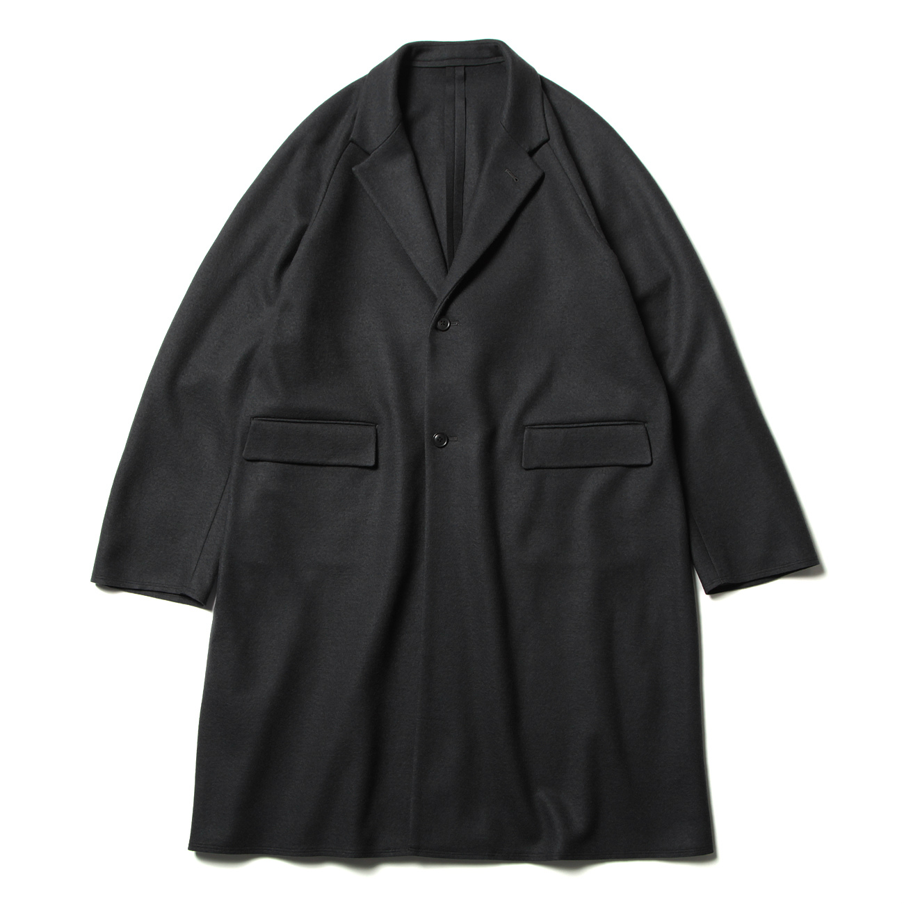 URU / ウル | WOOL PONCH / OVER COAT - Charcoal | 通販 - 正規取扱店