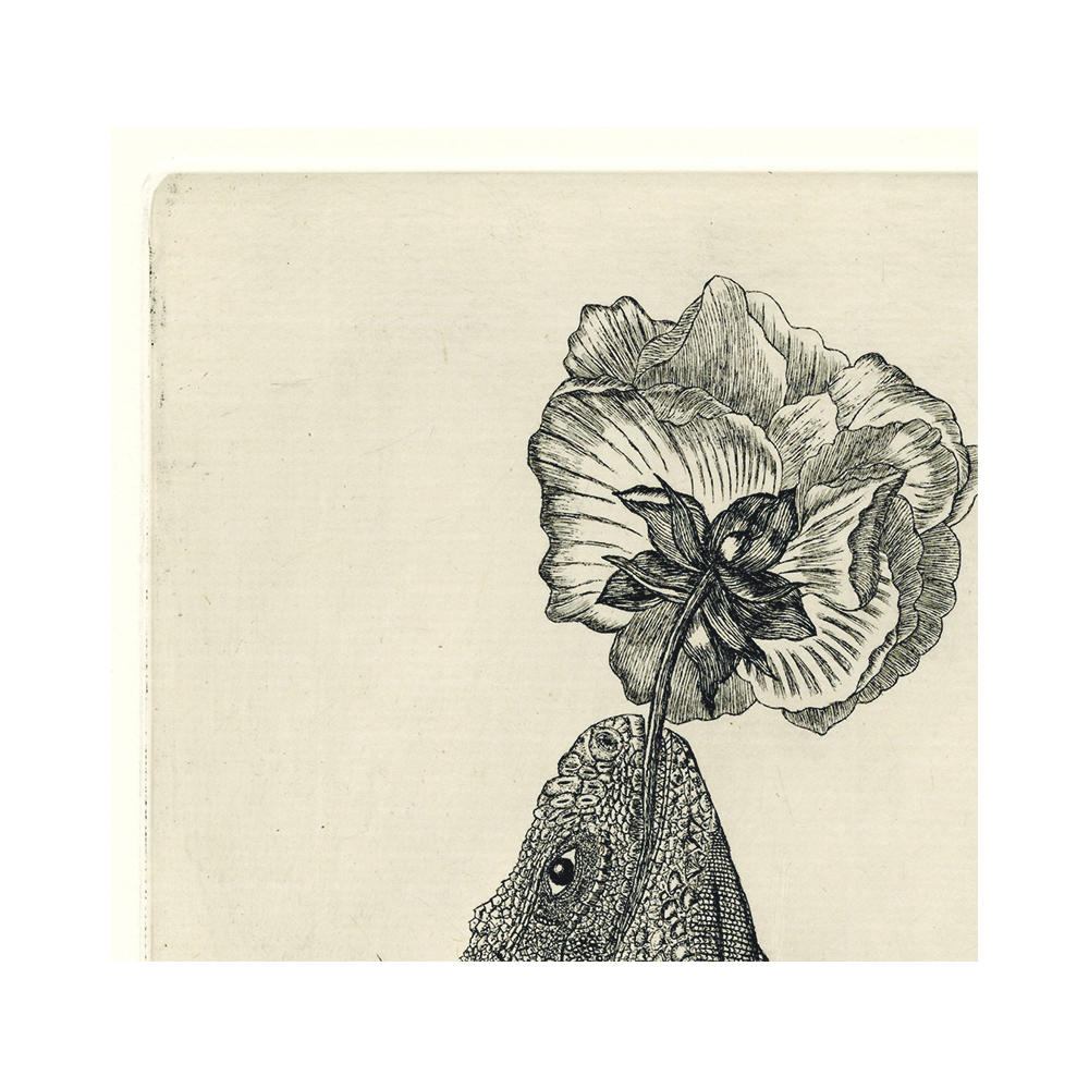 永井一正「Sakura」手摺木版画 直筆サイン入1982年制作 額縁なし 永井