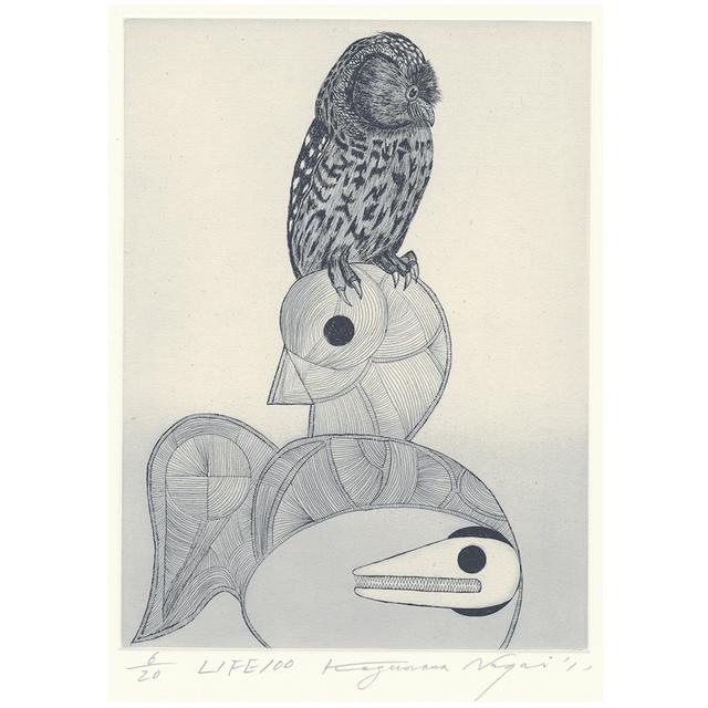 サイン入り】永井一正 銅版画作品 「LIFE 100」 永井一正 -の商品詳細