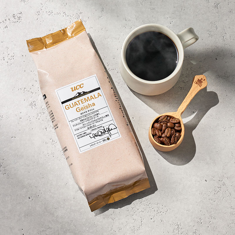 UCC MOUNTAIN MIST ガテマラ サンタクララ農園ゲイシャ 200g（豆
