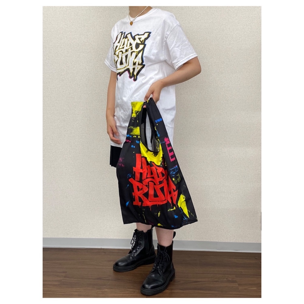 HYDE RUN ロゴ折りたたみエコバッグ | HYDE