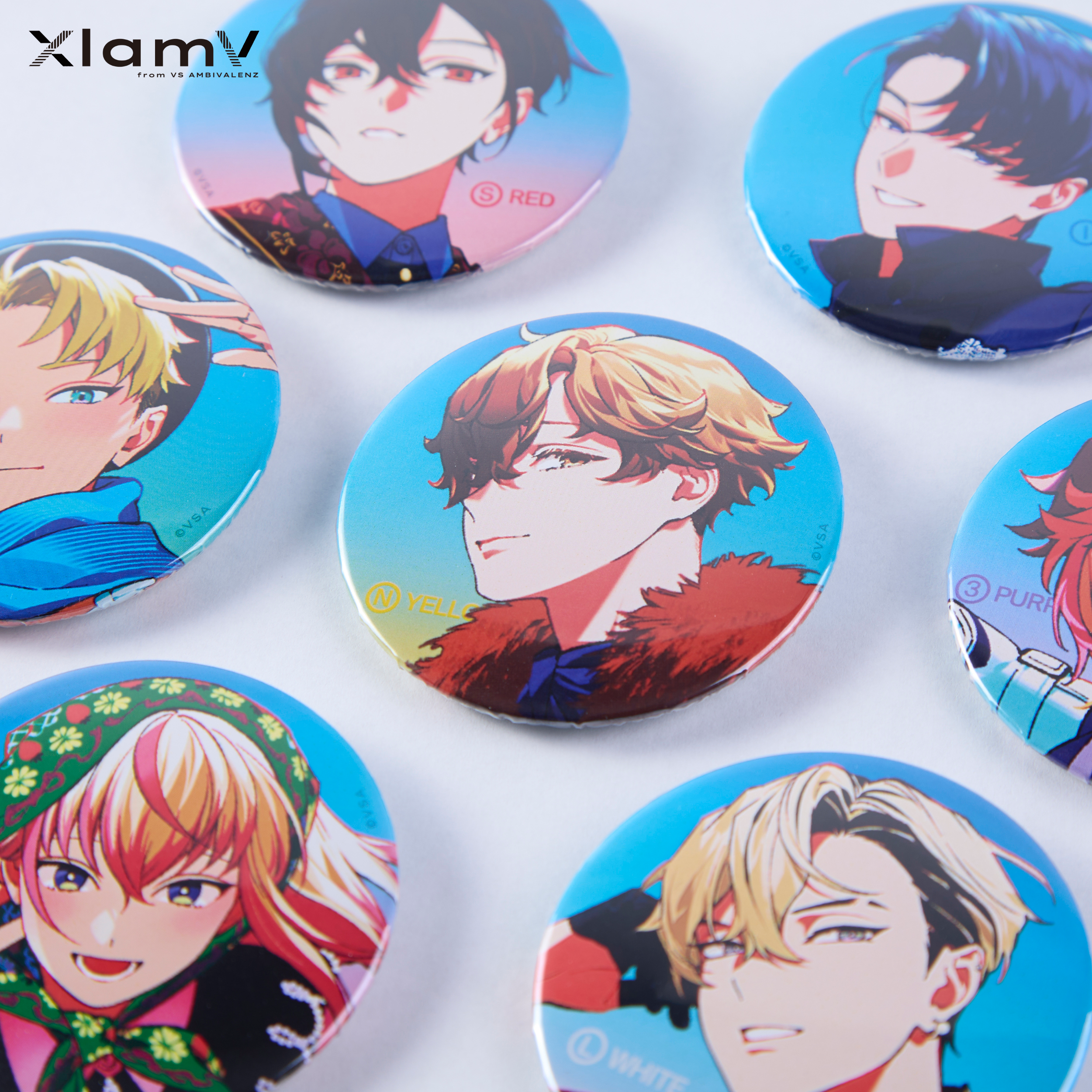 landscape】XlamV トレーディング缶バッジ | VS AMBIVALENZ