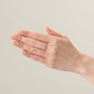 K10ミラーカットビーズ チェーンリング（リング） | COCOSHNIK