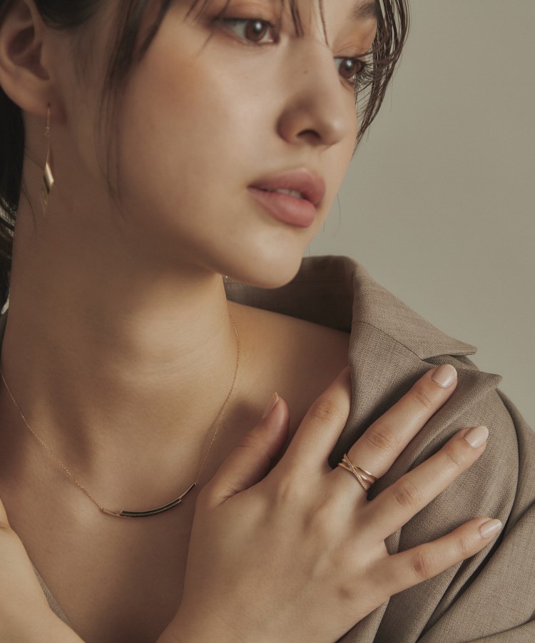 K10ダイヤモンド Xリング（リング） | COCOSHNIK（ココシュニック