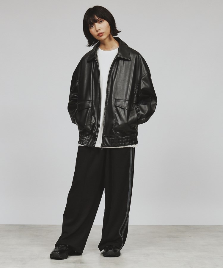 ぢ*o様 dairiku 21aw スタジャン レザー ブルゾン ぢ*o様 dairiku 21aw