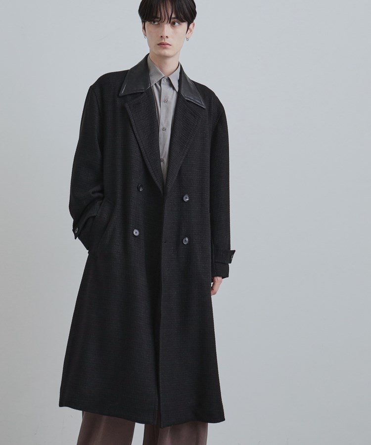 ツイードダブルオーバーコート（チェスターコート） | tk.TAKEO