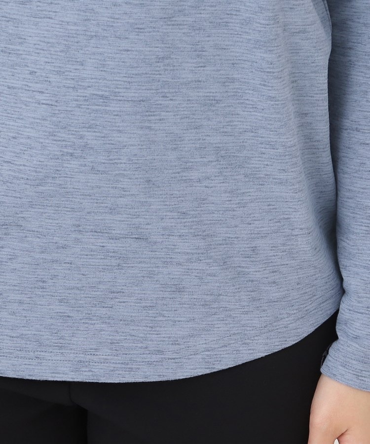 メランジボーダーモックネックT（カットソー） | adabat(Ladies