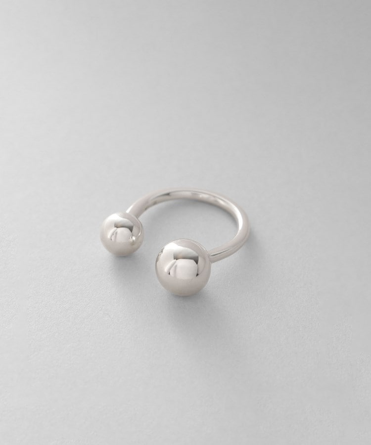シルバー ボールオープンリング（リング） | COCOSHNIK ONKITSCH