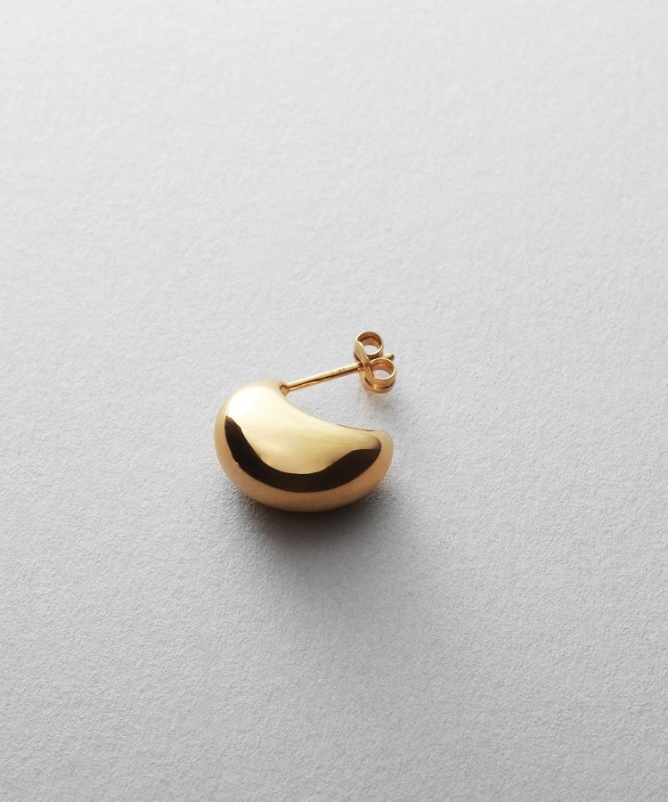 シルバー ホロウフープピアス ペアシェイプS GP（ピアス） | COCOSHNIK