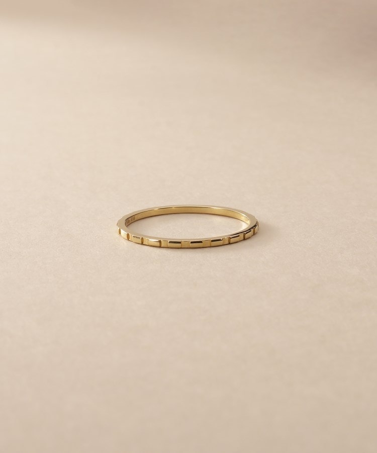 K18カットワーク極光 リング（ピンキー）（リング） | COCOSHNIK