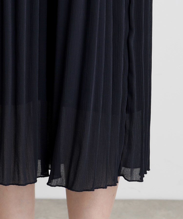 プリーツナローフレアワンピース（マキシ・ロングワンピース） | grove