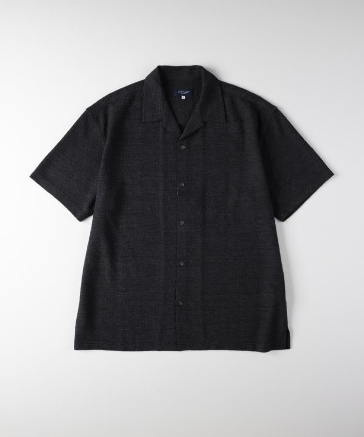 BACK NUMBER(バックナンバー)【メンズ】サマーツイードオープンカラー