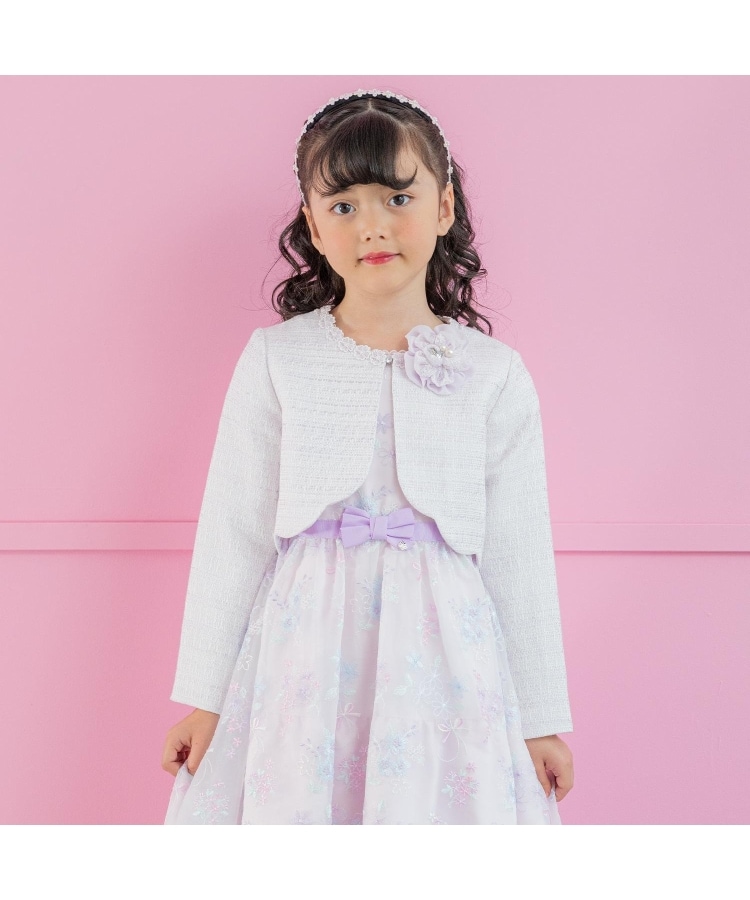 ファンシーツィード 裾スカラップジャケット（ジャケット(単品