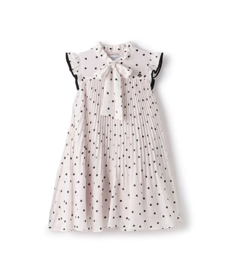 トドラー ドットプリーツワンピース（その他） | kate spade NEW YORK