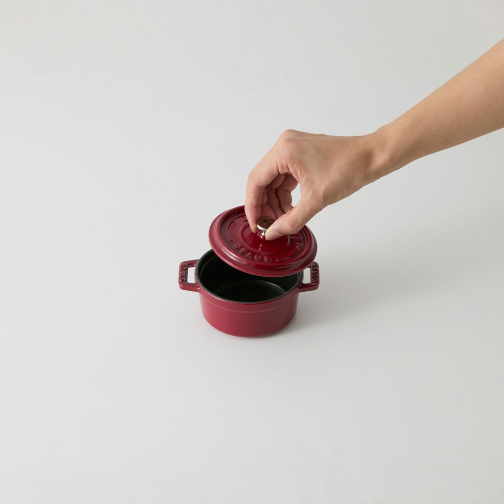 STAUB(ストウブ） ピコ・ココット ラウンド ボルドー 10cm 40502-281