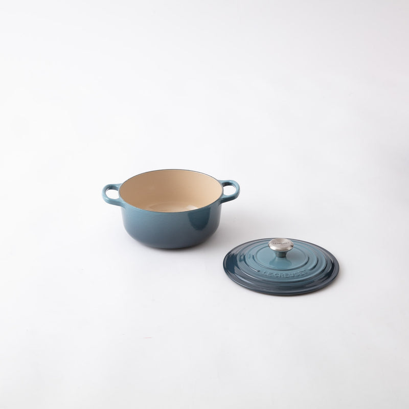 LE CREUSET(ル・クルーゼ) ココット・ロンド マリンブルー |キッチン