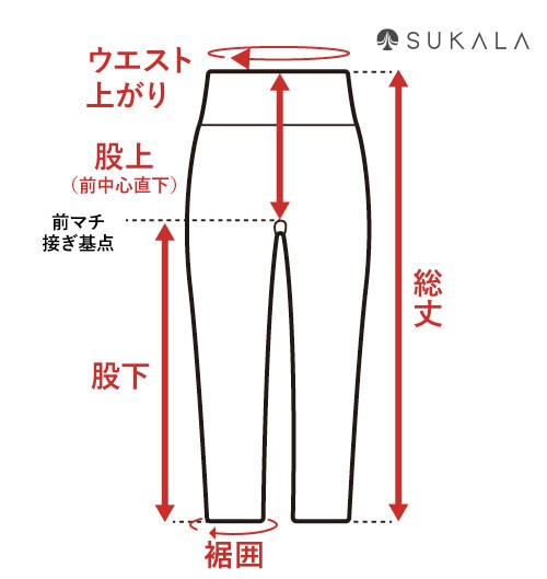 ヨガウェアをお求めになる前に。各ヨガウェアブランドのサイズ一覧