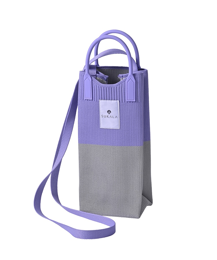 SUKALA】ショルダーボトルニットバッグ(パープル): ヨガグッズLAVA公式