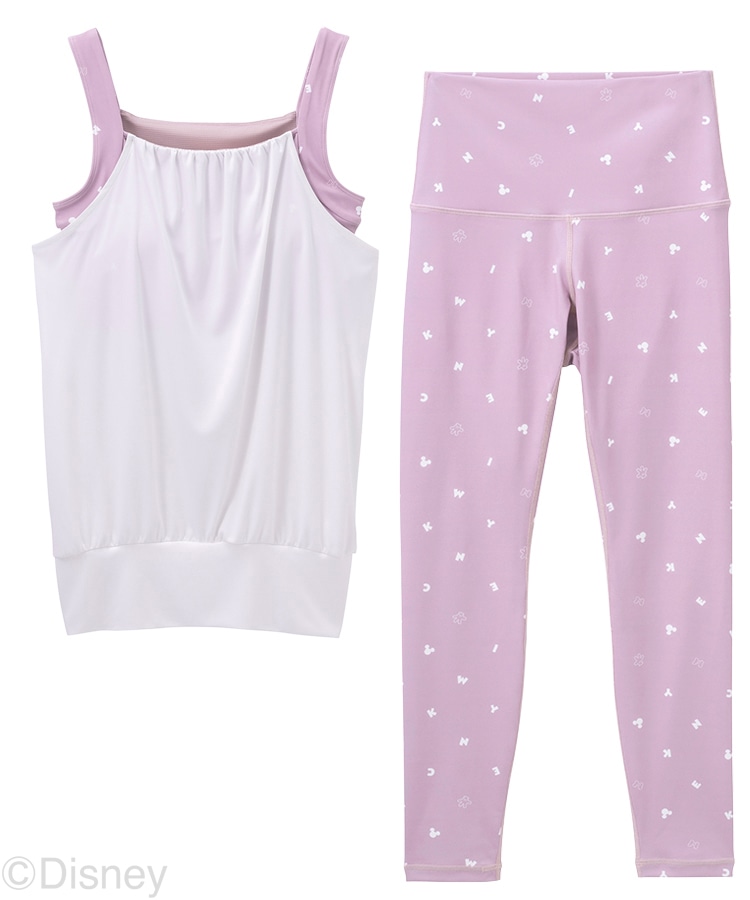 SUKALA】レイヤードタンク＆レギンスセットアップ(S・M・Lサイズ