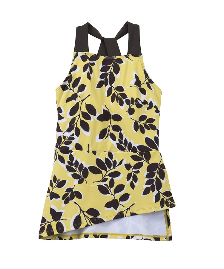 新品未使用】LAVAヨガウェアSUKALA Vネックブラトップ ラバ リーフ柄