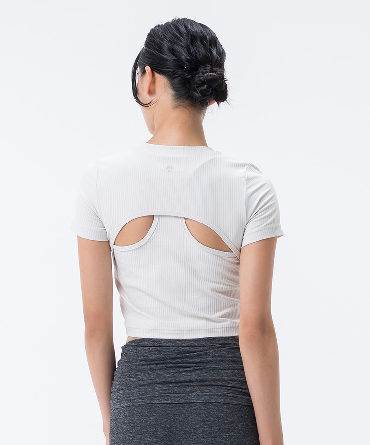 SUKALA カップ付きバックベントTee S ピンク SUKALA】カップ付きバック