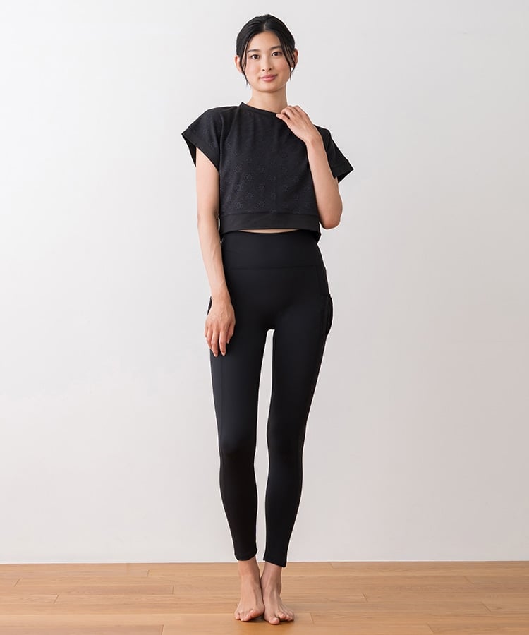 SUKALA】ブラトップ付きフラワーレーストップス(XS・L・LLサイズ オフ