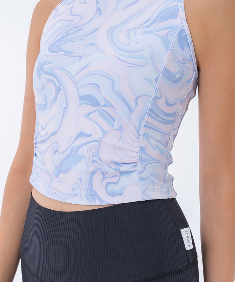 SUKALA】アメリカンスリーブタンク＆レギンスセットアップ: ヨガウェア