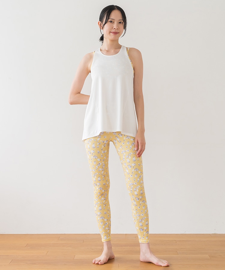 SUKALA】フラワープリントセパレートタンクトップ(XS・Sサイズ