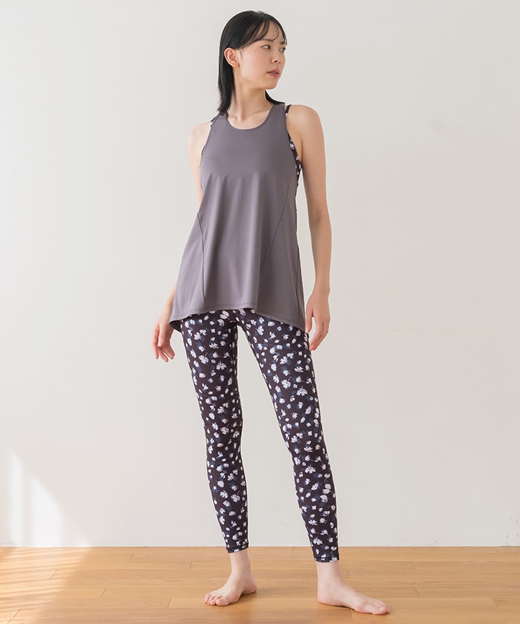 SUKALA】フラワープリントセパレートタンクトップ(XS・Sサイズ