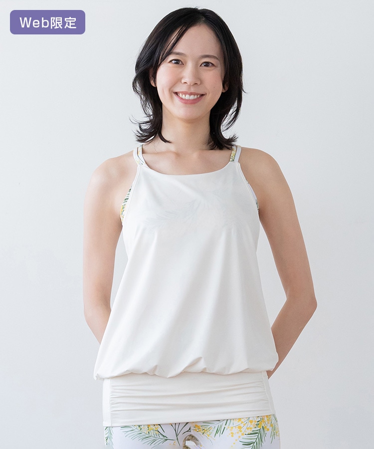 SUKALA】スプリングフラワーフレアブラトップ パンジー L SUKALA