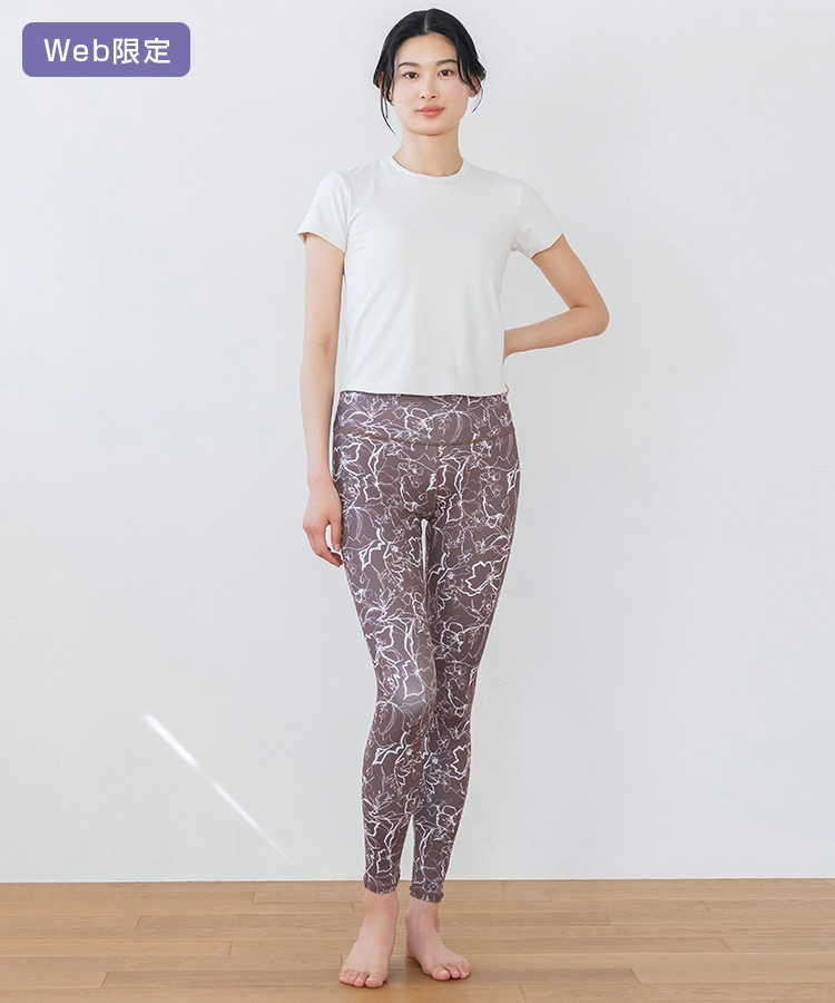 SUKALA】カップ付きTee＆レギンスセットアップ(XS・Sサイズ ブラウン