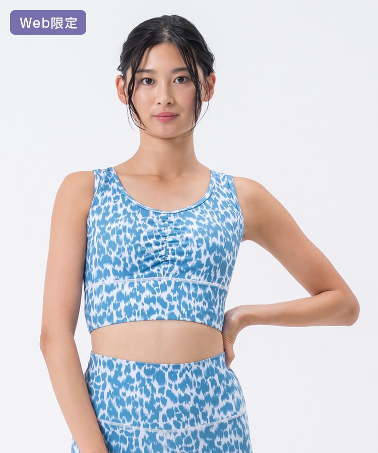 SUKALA】レオパードプリントブラトップ(XS・S・M・Lサイズ ホワイト