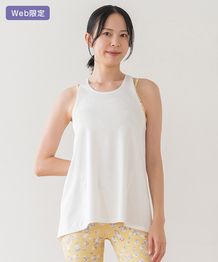 SUKALA】フラワープリントセパレートタンクトップ(XS・Sサイズ