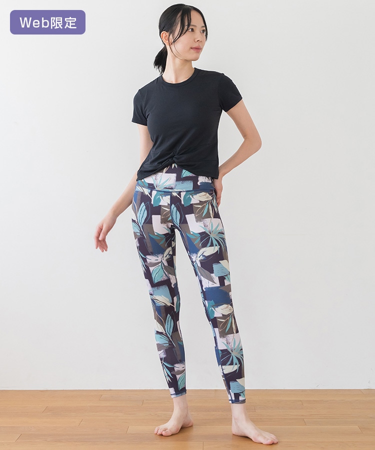 SUKALA ドットプリントヨガウェア タンクトップ&レギンスセット 【公式