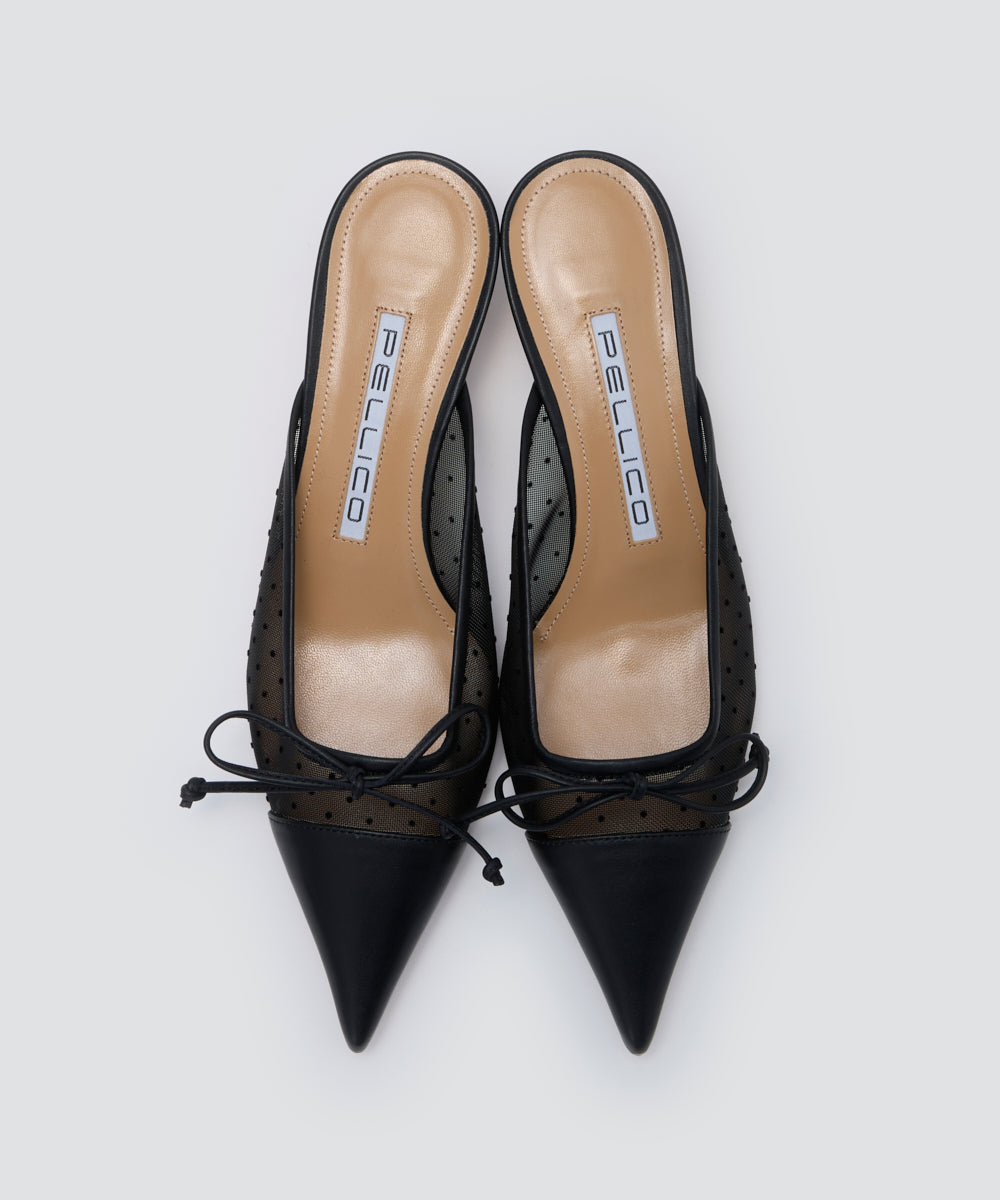 PELLICO | ミュール 3.5cm BLACK DOT - アマンオンラインストア – AMAN