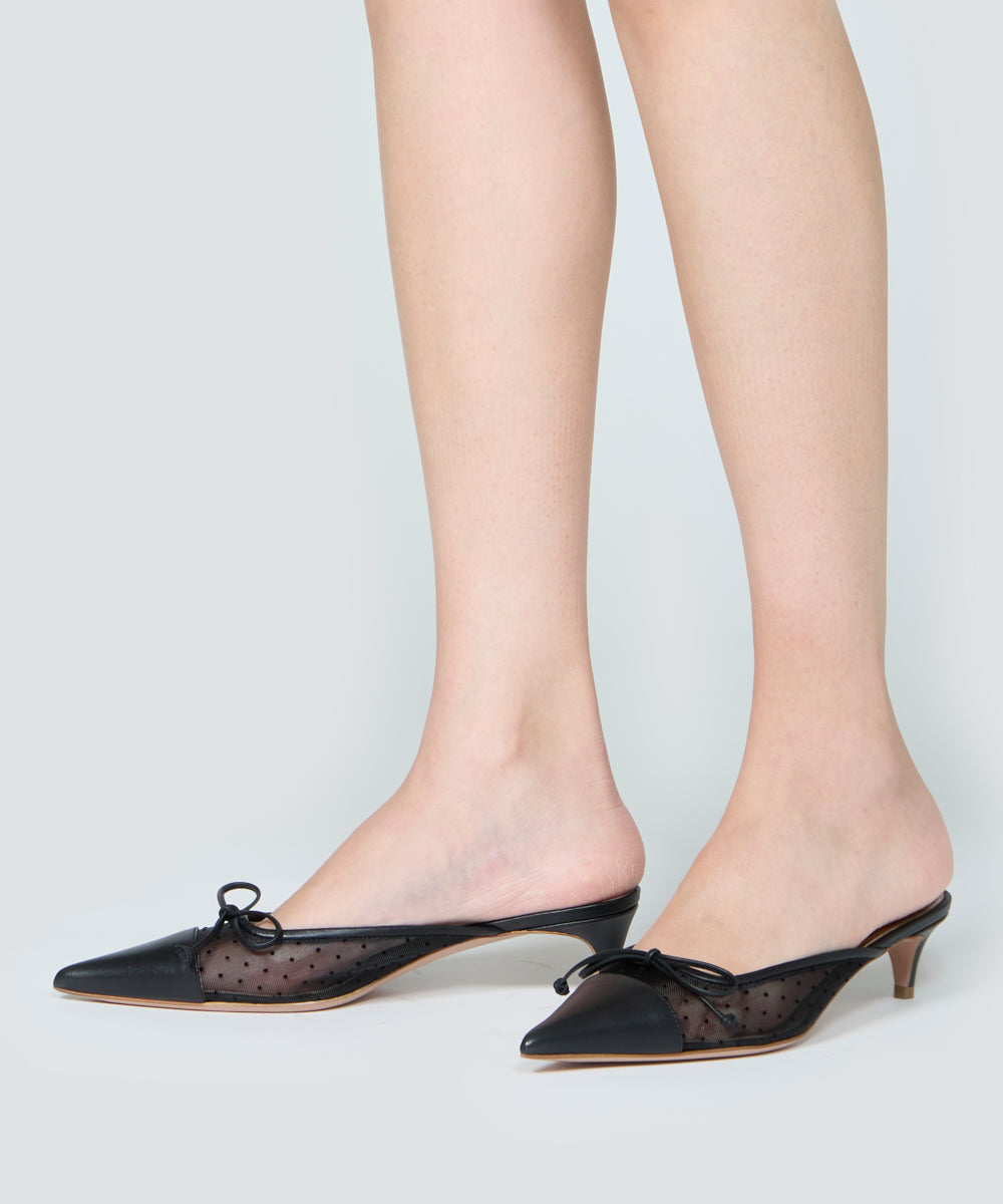 PELLICO | ミュール 3.5cm BLACK DOT - アマンオンラインストア – AMAN